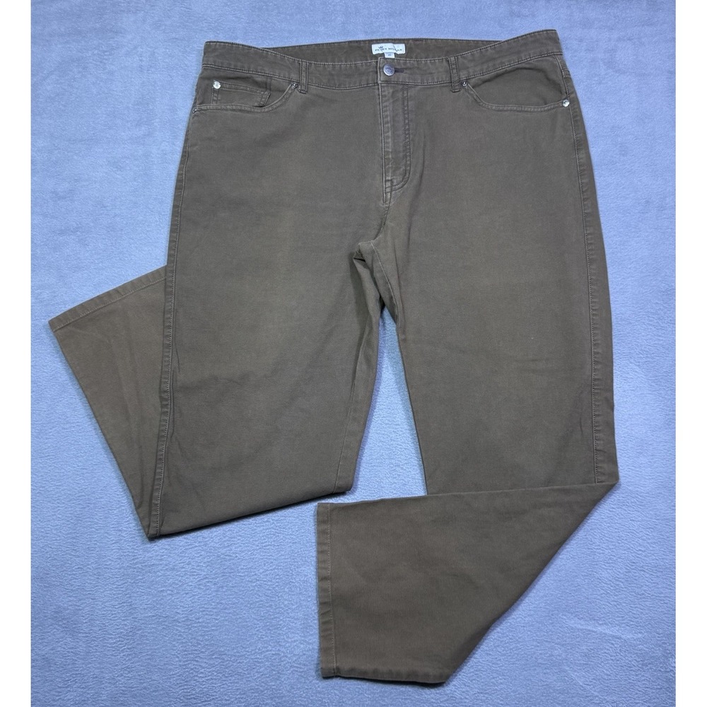 Peter Millar Pants Mens 40x30 5-Pocket Chino Brown Straight Leg Normcore USA
